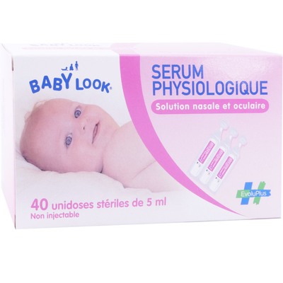 BABYLOOK serum physiologique 40 UD 5ml