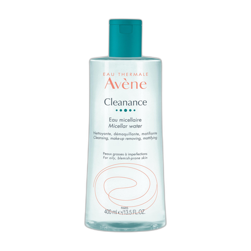 Image Avene Eau Thermale Avène - Cleanance - Eau Micellaire nettoyante matifiante - peaux mixte, grasse à imperfections ou à tendance acneique 400 ml