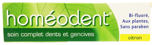 Image HOMÉODENT SOIN COMPLET DENT ET GENCIVES CITRON 75ML